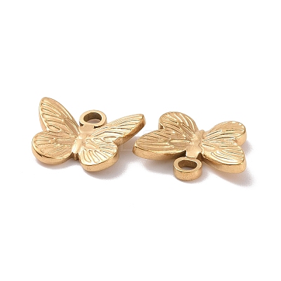 Ion Plating(IP) 304 Stainless Steel Charms STAS-C059-04G-1