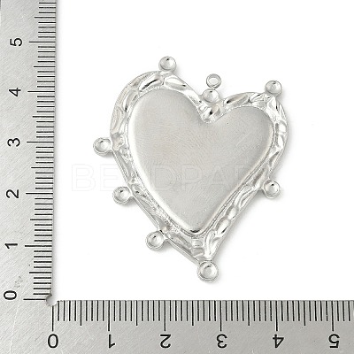 304 Stainless Steel Pendant Cabochon Settings for Enamel STAS-L293-02P-1
