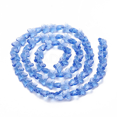 Transparent Glass Beads GLAA-Q066-14mm-B10-1