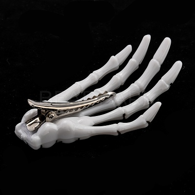 Halloween Skeleton Hands Bone Hair Clips PHAR-H063-A03-1