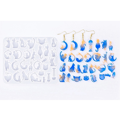 DIY Pendant Molds AJEW-U020-01F-1