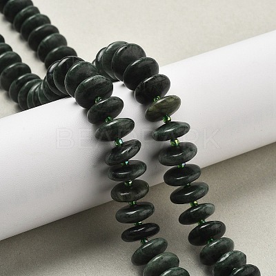 Natural Seraphinite Beads Strands G-A262-B02-01-1