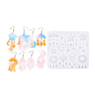 Earrings Pendants DIY Silicone Mold LS-DIY-Q033-07B-1