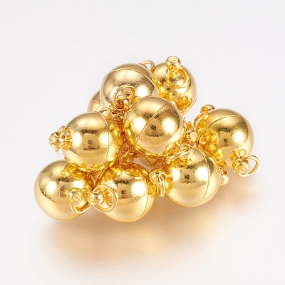Brass Magnetic Clasps with Loops X-MC021-NFG-1