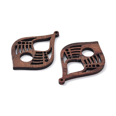 Walnut Wood Laser Cut Pendants WOOD-Q051-04D-1