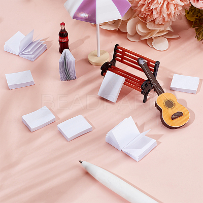 60Pcs Mini Paper Book AJEW-HY0002-48-1