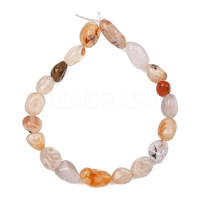 Natural Cherry Blossom Agate Beads Strands GG-C286-A24-1
