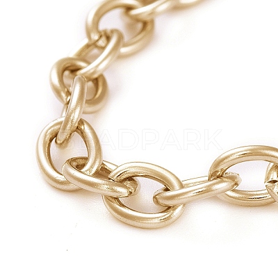 Unisex 304 Stainless Steel Cable Chain Bracelets X-BJEW-P245-39G-1