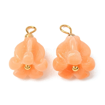 Dyed Synthetic Coral Pendants GG-CBAC295-01G-05-1