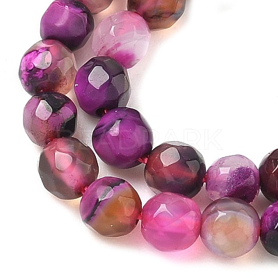 Natural Agate Beads Strands G-H302-A01-10-1