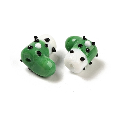 Handmade Lampwork Bumpy Beads Strands LAMP-U001-01H-1-1