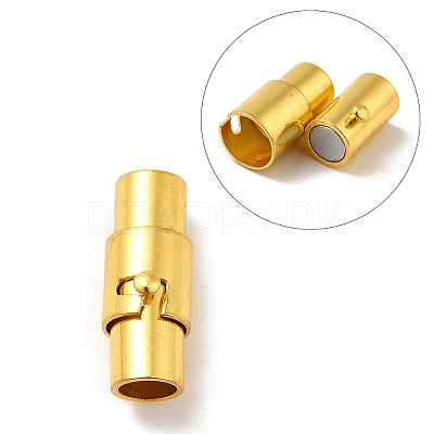 Brass Locking Tube Magnetic Clasps MC078-M-1
