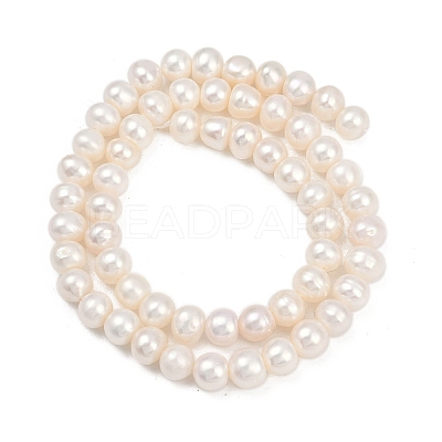 Natural Cultured Freshwater Pearl Beads Strands PEAR-I007-07X-12D-1