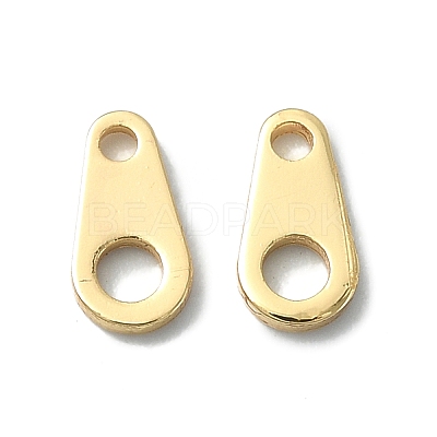 Brass Chain Tabs KK-B072-32G-1