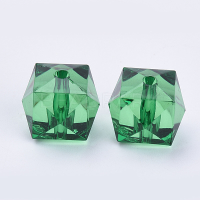 Transparent Acrylic Beads X-TACR-Q259-10mm-V17-1