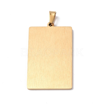 201 Stainless Steel Pendant LS-STAS-B033-01G-13-1