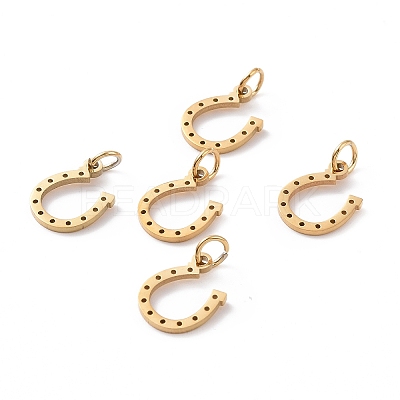 Ion Plating(IP) 304 Stainless Steel Charms STAS-S105-T519G-1