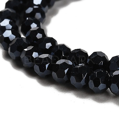 Electroplate Glass Bead Strands LS-EGLA-R015-4mm-15-1