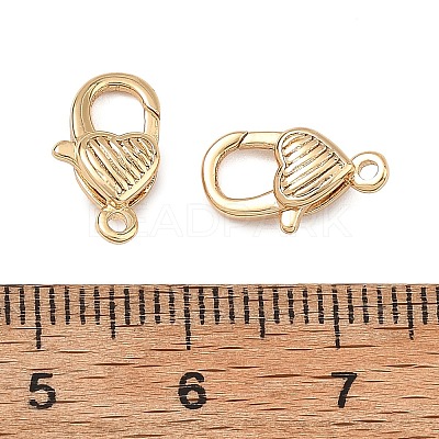 SHEGRACE Brass Lobster Claw Clasps XGRQ58221-767G-1