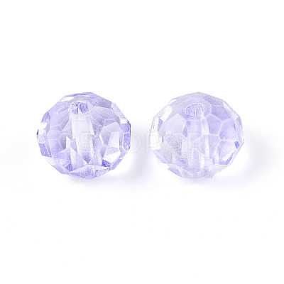 Baking Paint Transparent Glass Beads X1-GLAA-N011-10mm-05-1