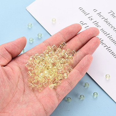 Transparent Acrylic Beads LS-MACR-S370-A6mm-728-1