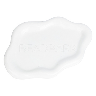 Cloud Shape Handmade Porcelain Desktop Storage Tray AJEW-WH0413-38A-1