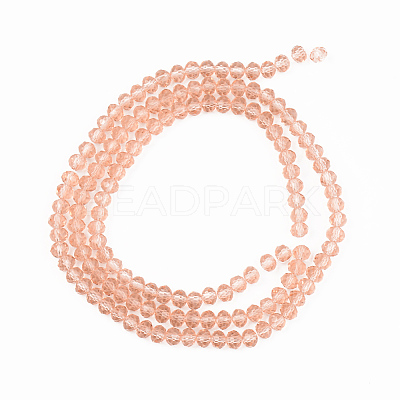 Glass Beads Strands EGLA-A034-T10mm-D21-1