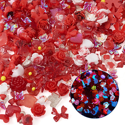 30g Luminous Opaque Resin Cabochons CRES-TA0001-55C-1
