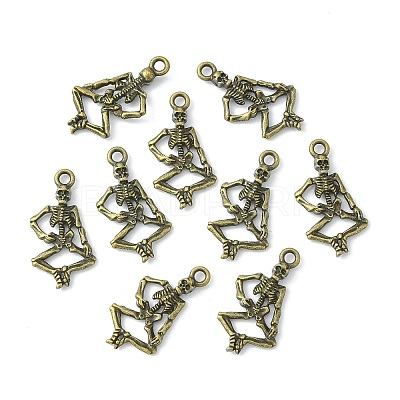 Punk Alloy Pendants LS-EA8768Y-AB-1