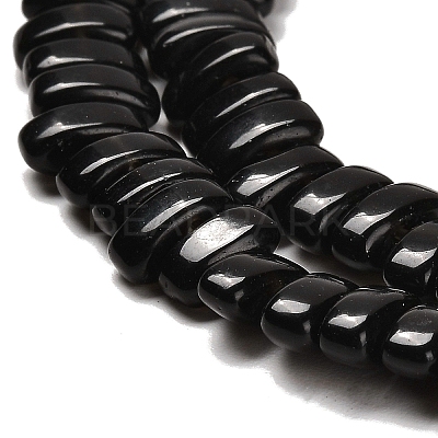 Natural Obsidian Beads Strands G-Q167-B11-01-1