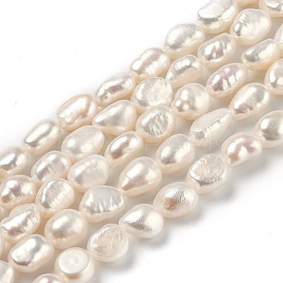 Natural Cultured Freshwater Pearl Beads Strands PEAR-L033-31D-1