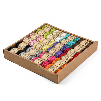 12 Colors Jute Cord OCOR-L039-G-1
