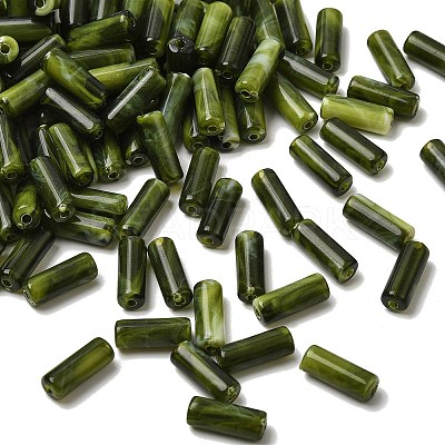 Opaque Acrylic Imitation Gemstone Beads OACR-G061-02F-1
