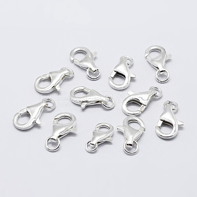 925 Sterling Silver Lobster Claw Clasps STER-K167-074D-P-1