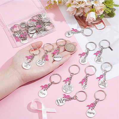 24Pcs 12 Style Alloy Keychain KEYC-PH01551-1
