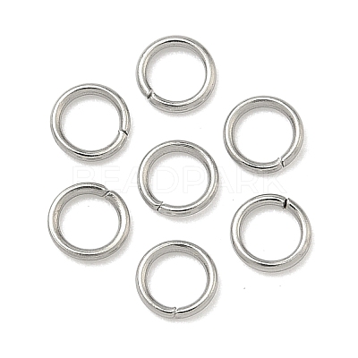 Tarnish Resistant 304 Stainless Steel Open Jump Rings STAS-M008-04B-1