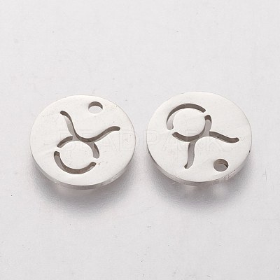 Non-Tarnish 304 Stainless Steel Charms STAS-Q201-T095-2-1
