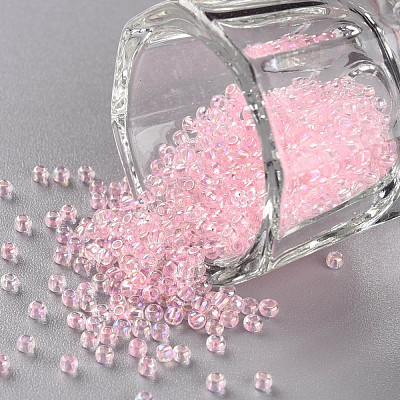 11/0 FGB Grade A Transparent Glass Seed Beads X-SEED-N001-E-308-1