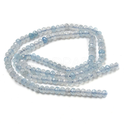 Natural Aquamarine Beads Strands G-A097-C01-01-1