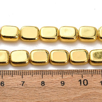 Electroplate Glass Beads Strands EGLA-H109-09F-1