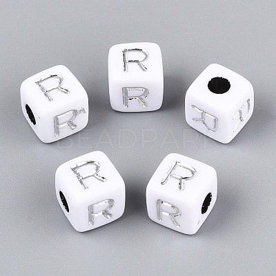 Opaque Acrylic Beads SACR-T035-03R-1
