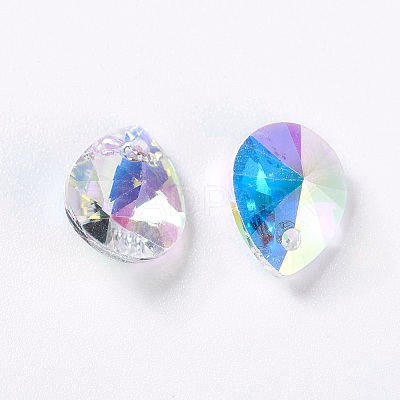 Faceted K9 Glass Rhinestone Charms LS-RGLA-F053-A-001AB-1