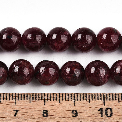 Natural Ruby Beads Strands G-T140-12-1