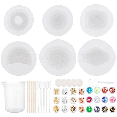 DIY Fruit Shape Pendant Silicone Molds Kits DIY-OC0003-48-1