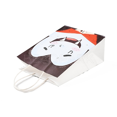 Halloween Theme Kraft Paper Gift Bags CARB-A006-01B-1
