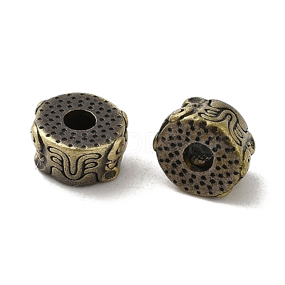 Tibetan Style Rack Plating Brass Beads KK-Q805-46AB-1