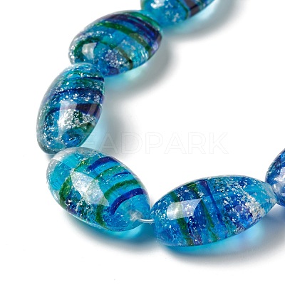 Handmade Lampwork Beads Strands LAMP-C008-05A-1