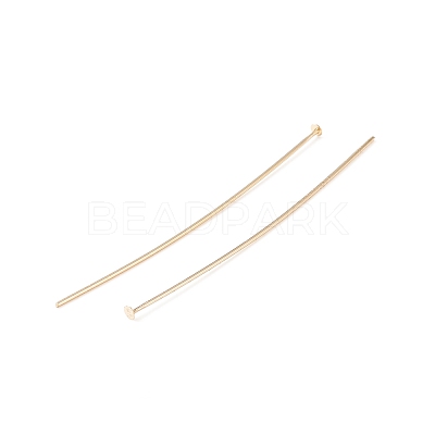 Brass Flat Head Pins KK-WH0058-03D-G02-1