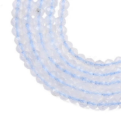 Natural Blue Lace Agate Beads Strands G-K185-04-1