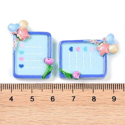 Opaque Resin Decoden Cabochons CRES-O002-01-1